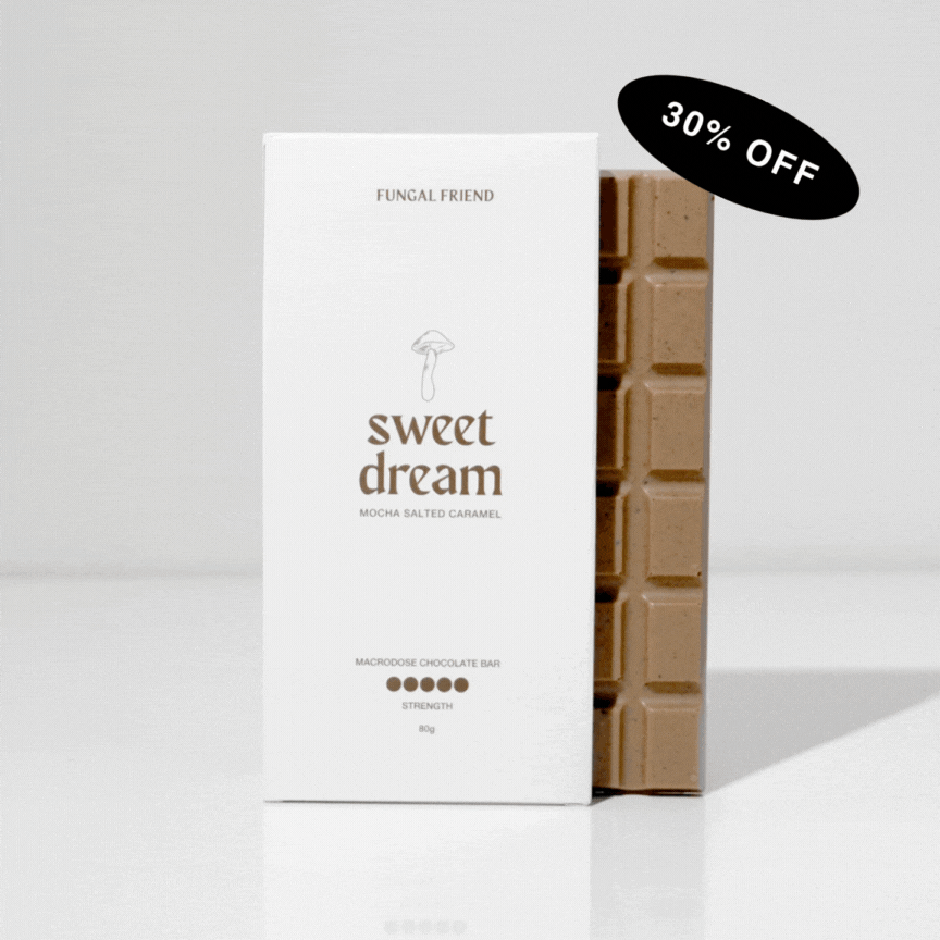 Sweet Dream Macrodose Mushroom Chocolate Bar Fungal Friend